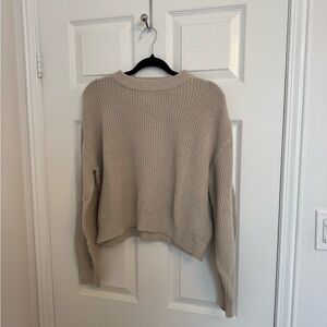 HM KNIT COTTON BLEND SWEATER